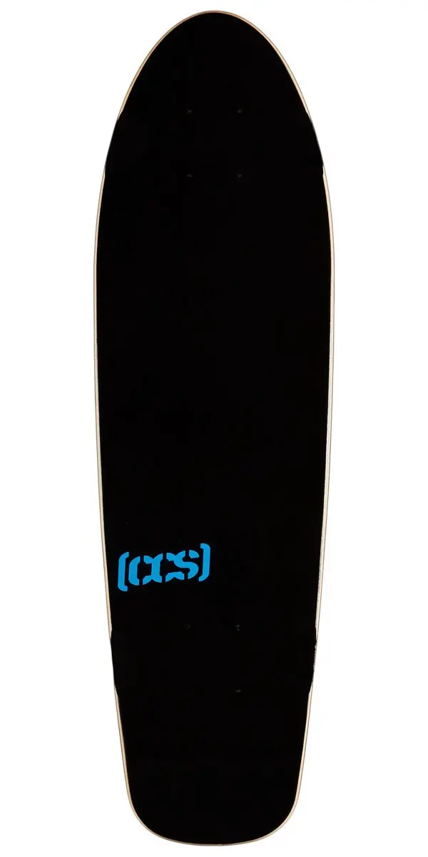 Ccs Logo Cruiser Skateboard Deck - Black - 8.00" 1
