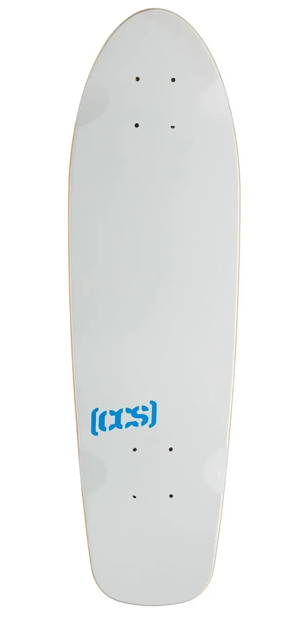 Ccs Logo Cruiser Skateboard Deck - White - 8.00" 1