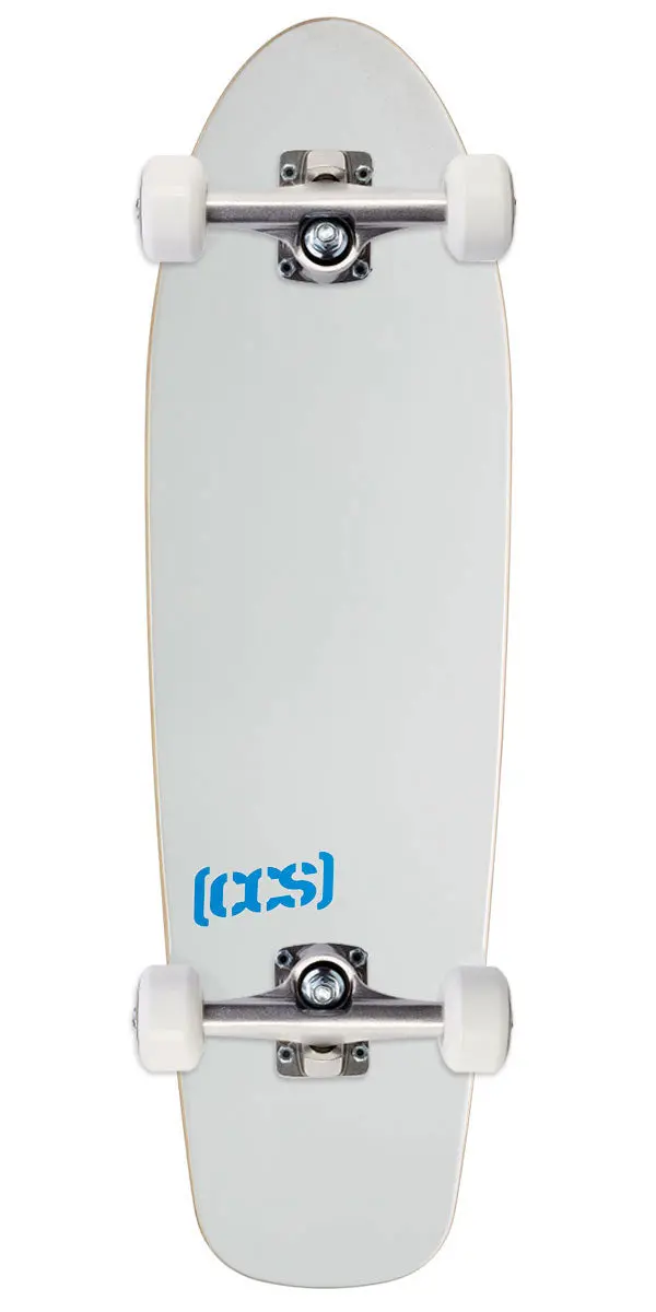 Ccs Logo Cruiser Skateboard Complete - White - 8.00" 1