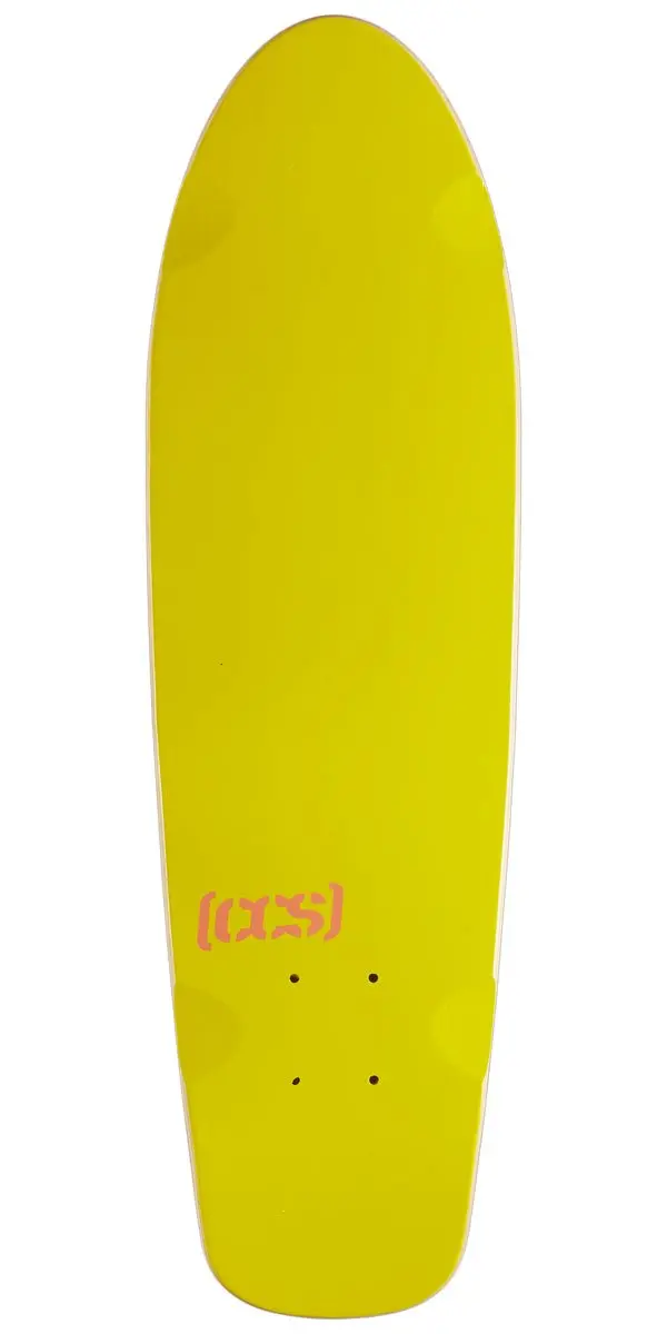 Ccs Logo Cruiser Skateboard Deck - Yellow - 8.00" 1