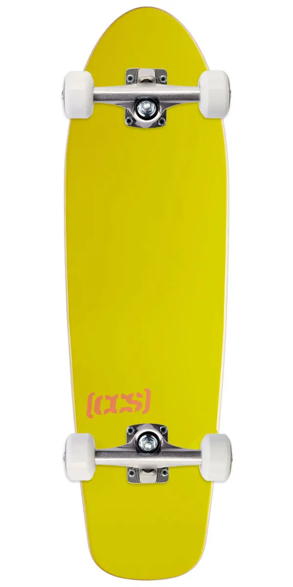 Ccs Logo Cruiser Skateboard Complete - Yellow - 8.00" 1