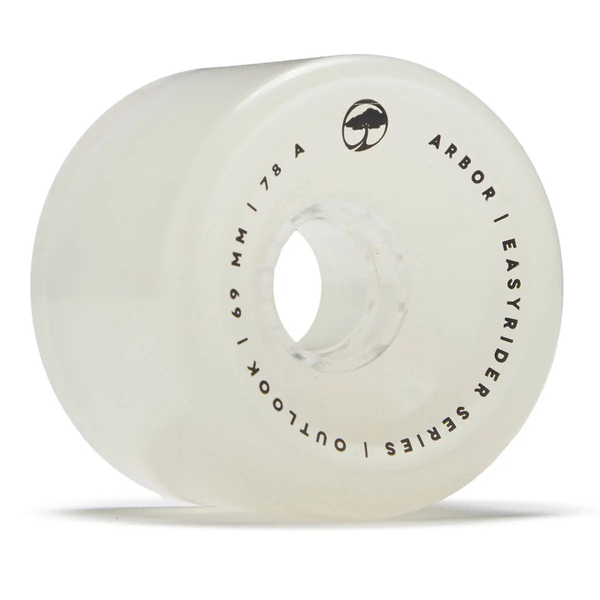 Arbor Outlook 78A Longboard Wheels - Ghost White - 69Mm 1