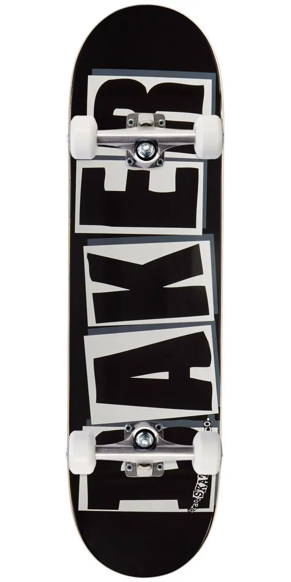 Baker Brand Logo Skateboard Complete - Black/White - 8.475" 1