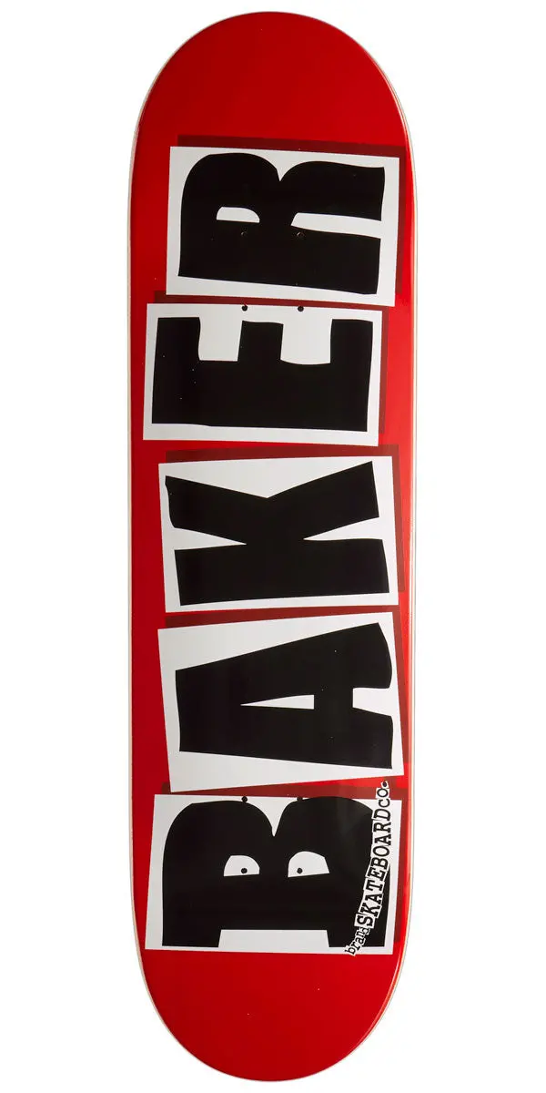 Baker Brand Logo Skateboard Deck - Black - 8.475" 1