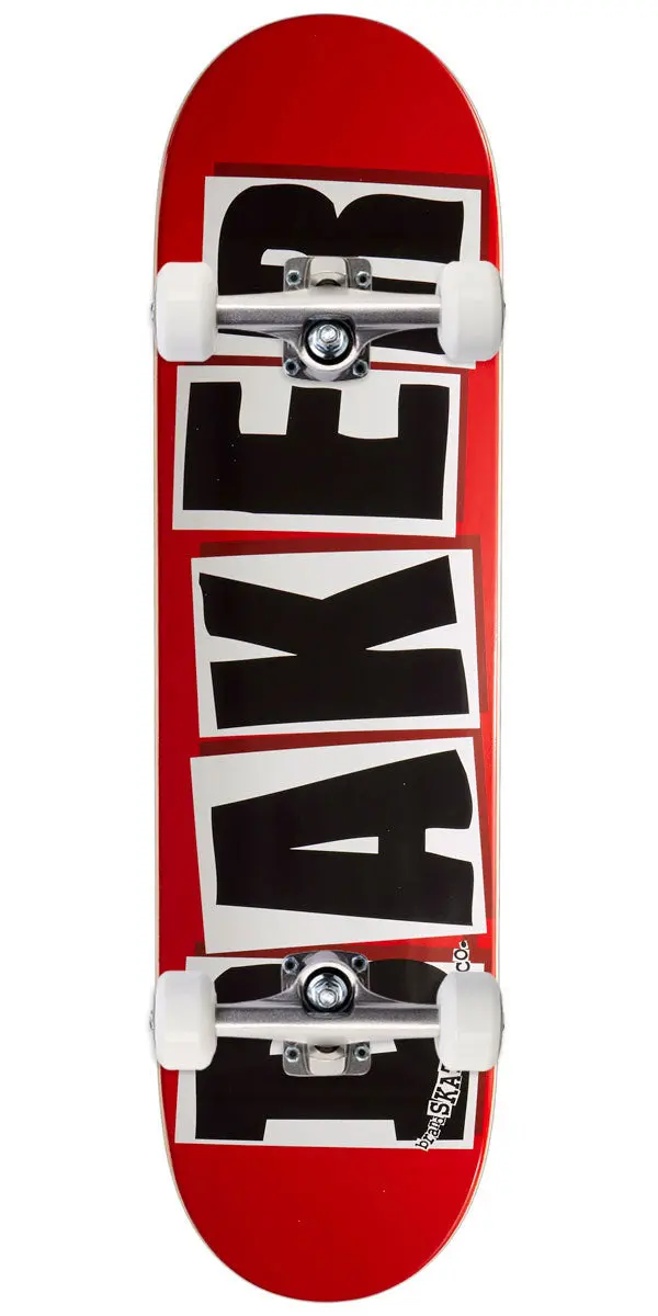 Baker Brand Logo Skateboard Complete - Black - 8.475" 1