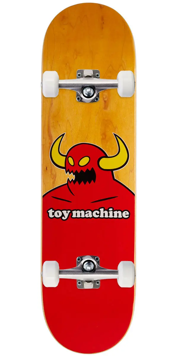 Toy Machine Monster Skateboard Complete - Assorted Stains - 8.375" 1