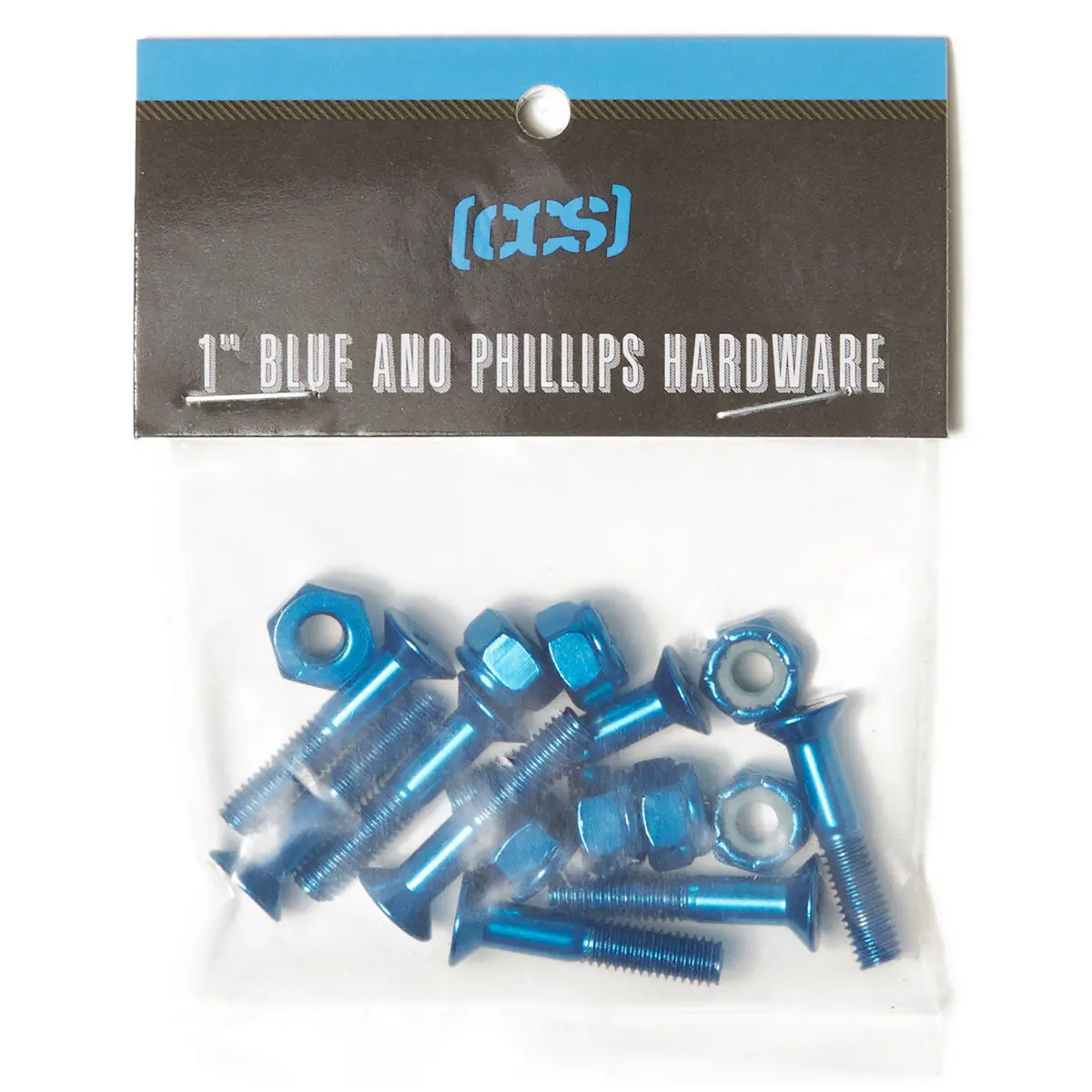 Ccs 1" Phillips Hardware - Anodized Blue 1