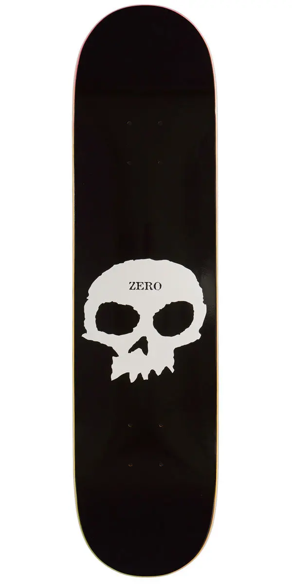 Zero Single Skull Skateboard Deck - 7.75" 1