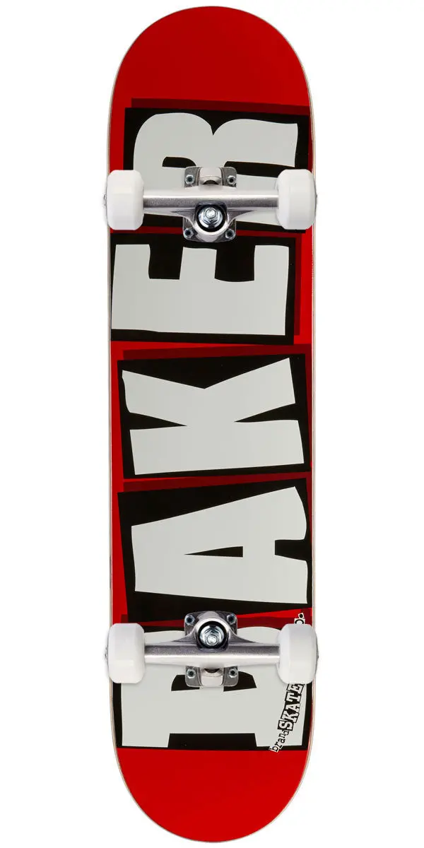 Baker Brand Logo Skateboard Complete - White - 7.56" 1