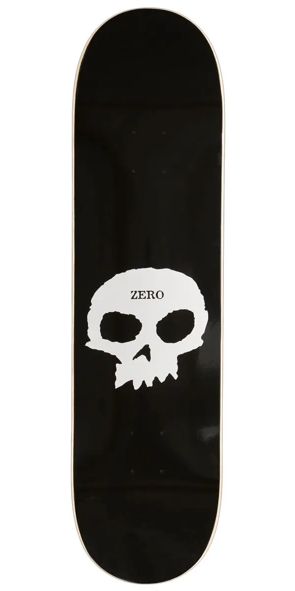 Zero Single Skull Skateboard Deck - 8.25" 1