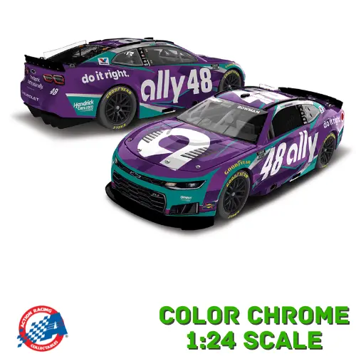 *Preorder* Alex Bowman 2026 Ally Color Chrome 1:24 Nascar Diecast 1