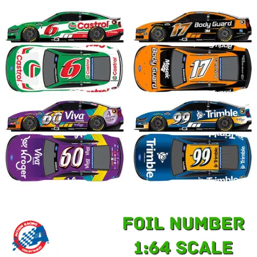 *Preorder* Rfk 2026 Daytona Greg Biffle Tribute 4-Car Set 1:64 Nascar Diecast 1