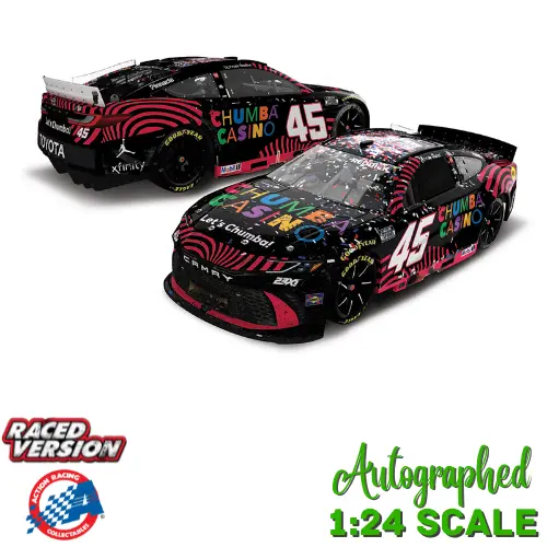 *Preorder* Tyler Reddick 2026 Chumba Casino Daytona 500 Win Autographed 1:24 Nascar Diecast 1