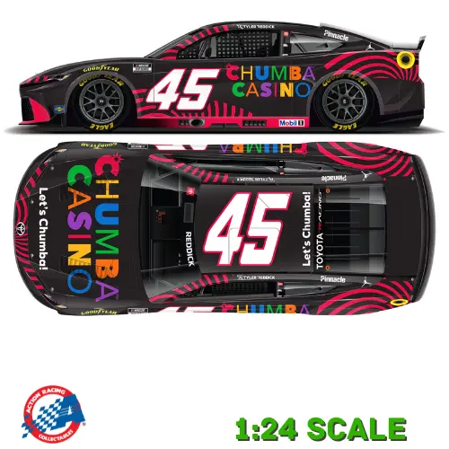 *Preorder* Tyler Reddick 2026 Chumba Casino 1:24 Nascar Diecast 1