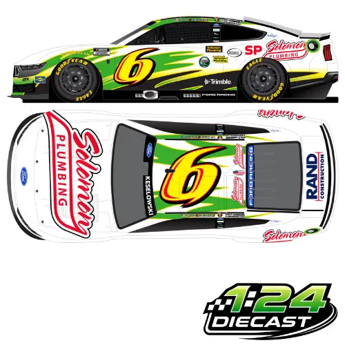 *Preorder* Brad Keselowski 2026 Solomon Plumbing Throwback 1:24 Nascar Diecast 1