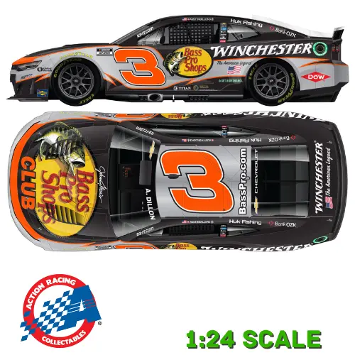 *Preorder* Austin Dillon 2026 Bass Pro Shops / Winchester 1:24 Nascar Diecast 1