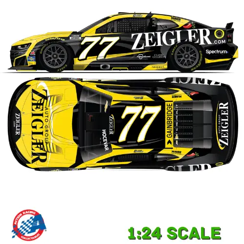 *Preorder* Carson Hocevar 2026 Zeigler Auto Group 1:24 Nascar Diecast 1