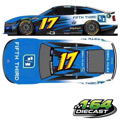 *Preorder* Chris Buescher 2026 Fifth Third Bank Throwback 1:64 Nascar Diecast 1