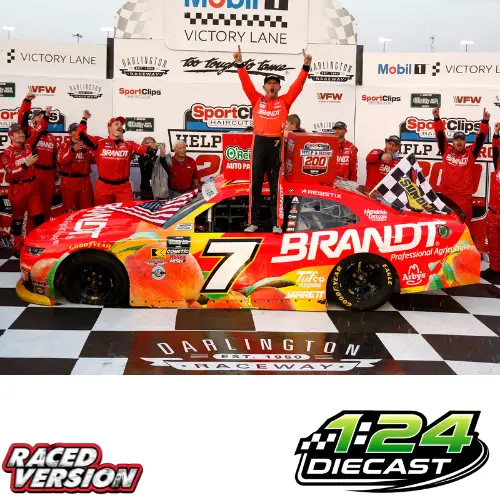 *Preorder* Justin Allgaier 2026 Brandt Darlington Win 1:24 Nascar Diecast 1
