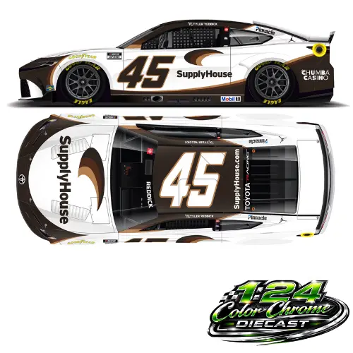 *Preorder* Tyler Reddick 2026 Supply House Color Chrome 1:24 Nascar Diecast 1