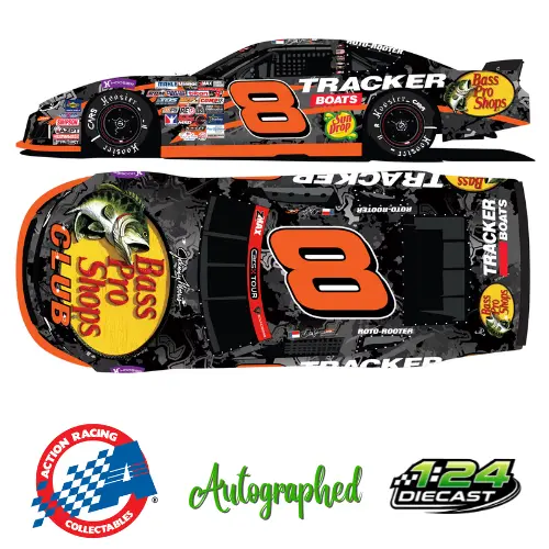 *Preorder* Dale Earnhardt Jr 2026 Bass Pro Shops Autographed Late Model 1:24 Nascar Diecast 1