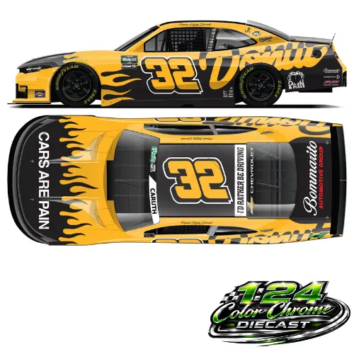 *Preorder* Rajah Caruth 2026 Donut Media Color Chrome 1:24 Nascar Diecast 1