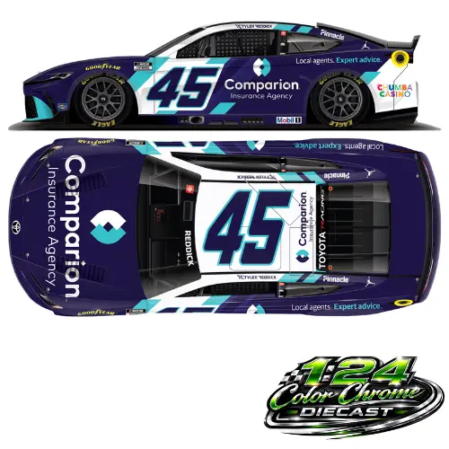 *Preorder* Tyler Reddick 2026 Comparion Insurance Color Chrome 1:24 Nascar Diecast 1
