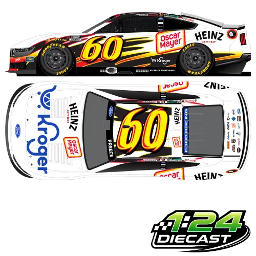 *Preorder* Ryan Preece 2026 Kroger Oscar Mayer Throwback 1:24 Nascar Diecast 1
