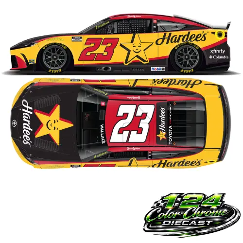 *Preorder* Bubba Wallace 2026 Hardee's Color Chrome 1:24 Nascar Diecast 1
