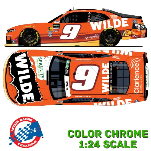 *Preorder* Carson Kvapil 2026 Wilde Buffalo Color Chrome 1:24 Nascar Diecast 1