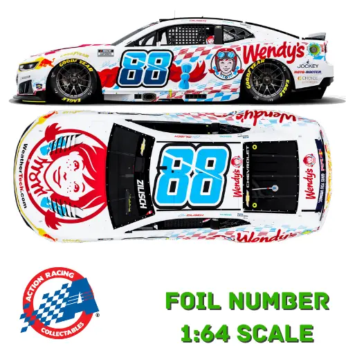 *Preorder* Connor Zilisch 2026 Wendy's 1:64 Nascar Diecast 1