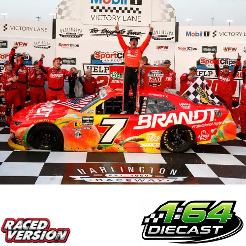 *Preorder* Justin Allgaier 2026 Brandt Darlington Win 1:64 Nascar Diecast 1
