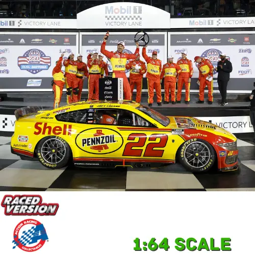 *Preorder* Joey Logano 2026 Shell-Pennzoil Duel 1 Daytona Win 1:64 Nascar Diecast 1