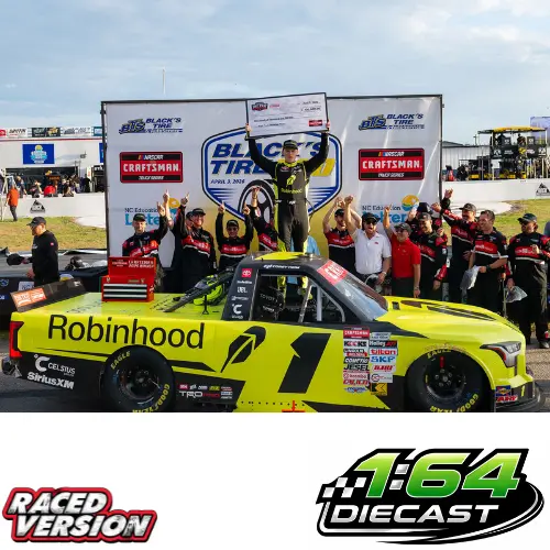 *Preorder* Corey Heim 2026 Robinhood Rockingham Win 1:64 Nascar Diecast 1
