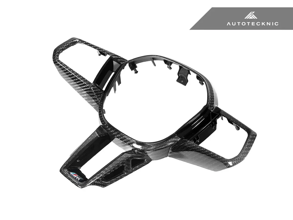 Autotecknic Carbon Fiber Steering Wheel Trim - G60/ G61 5-Series 1