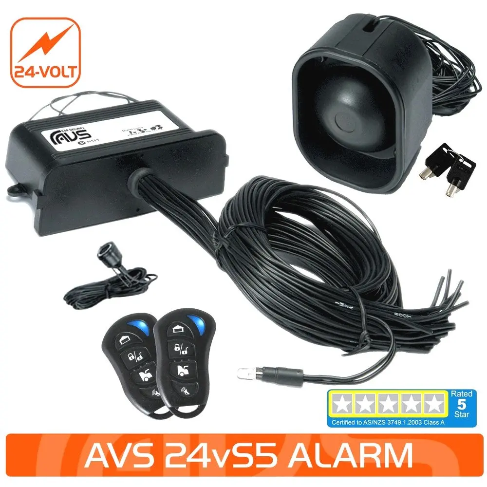 24V S5 As/Nzs Standards Certified Alarm / Immobiliser 1