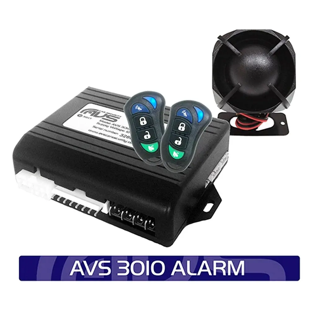 Avs 3010 Alarm With Immobiliser & Siren 1