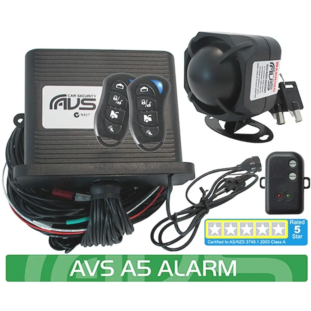 A5 As/Nzs Standards Certified Alarm / Immobiliser 1