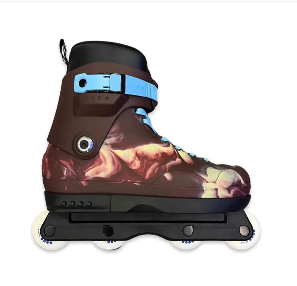 Them 909 Brain Dead Skate W Black Soul And Frames (Medium Only With Yellowing Wheels) - Clearance 1