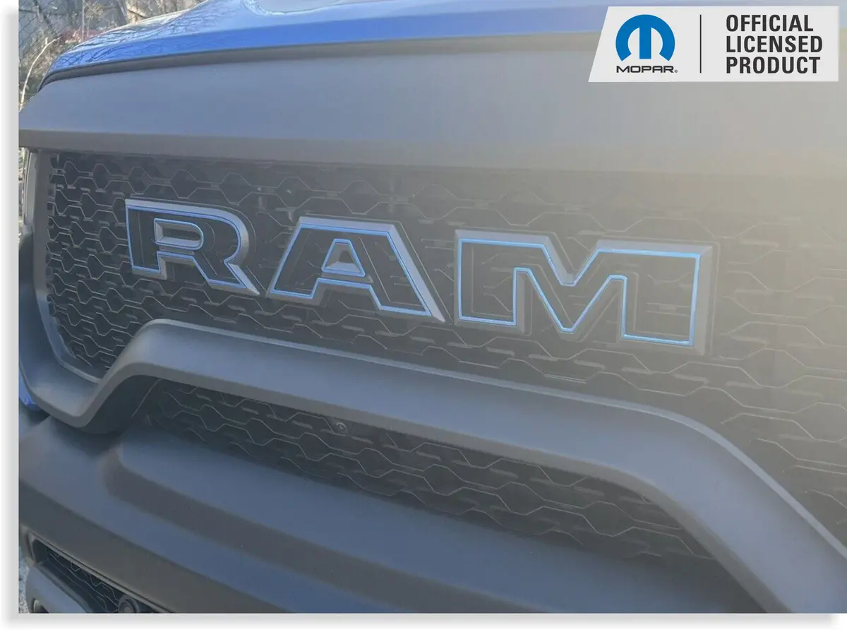 Rho Ram Grille Emblem Overlay Decal - 2025-2026 Ram 1500 Rho 1