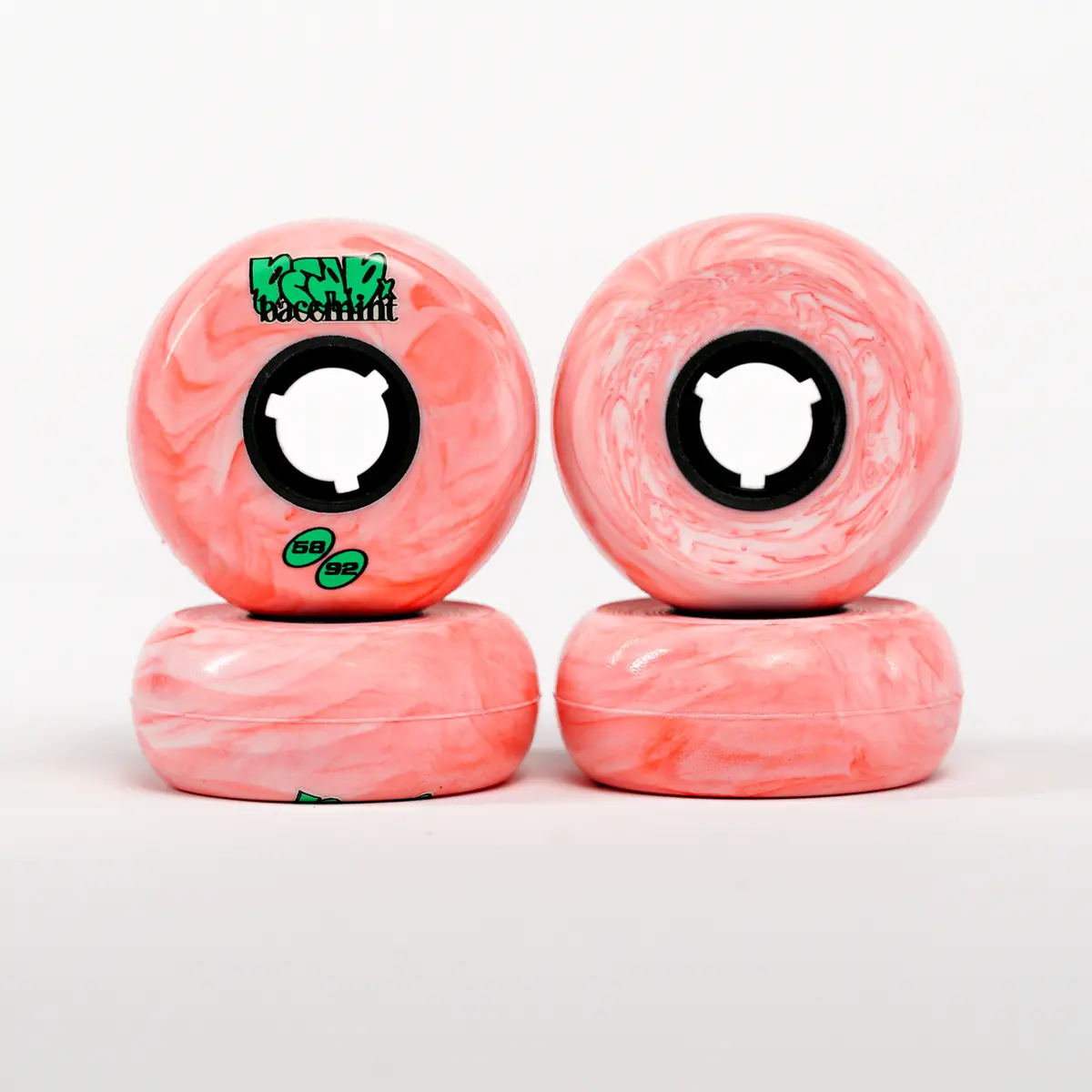Bacemint X Dead Wheels - 58Mm 92A (Swirl Pink) 1
