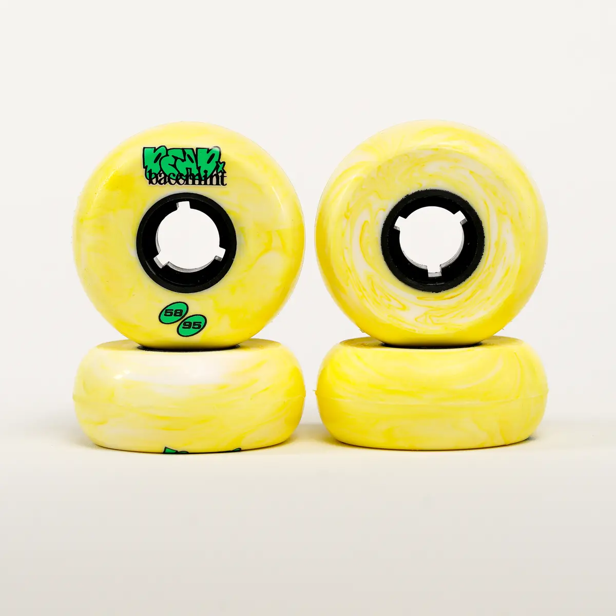 Bacemint X Dead Wheels - 58Mm 95A (Swirl Yellow) - Sale 1