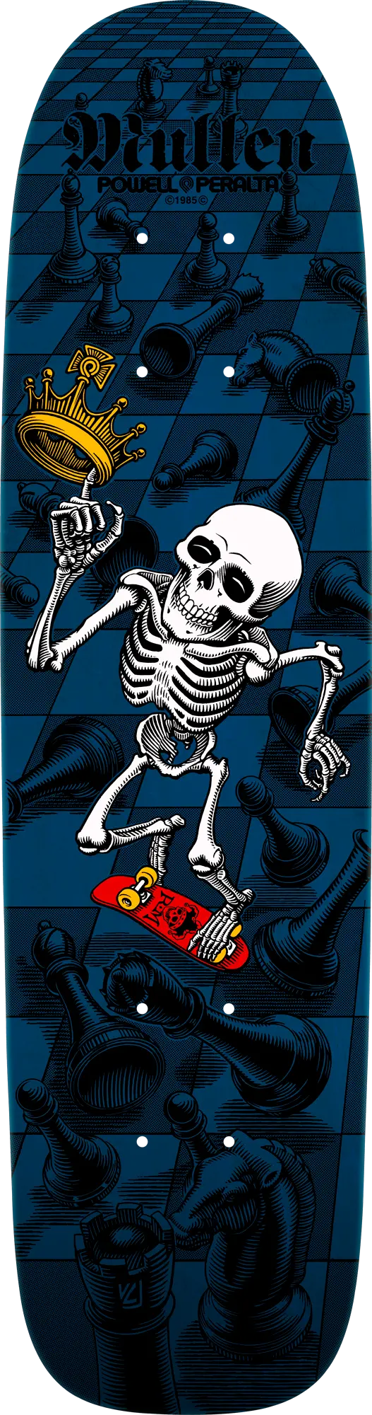 Powell Peralta Bones Brigade Series 15 Mullen Blue Skateboard Deck – Preorder Now