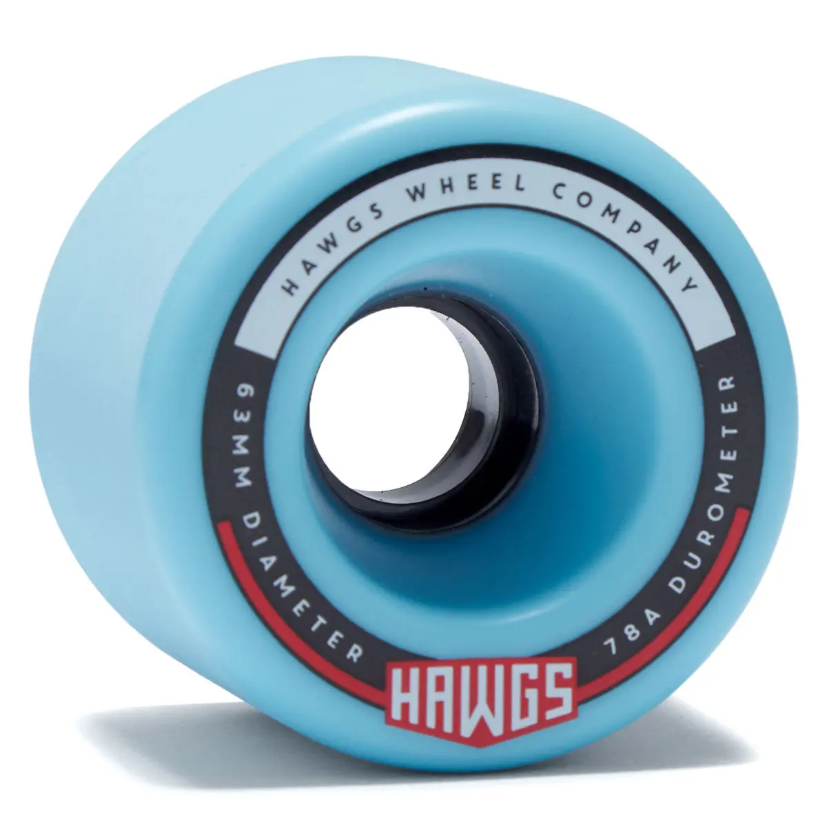 Hawgs Fatty 78A Stone Ground Longboard Wheels - Blue - 63Mm 1