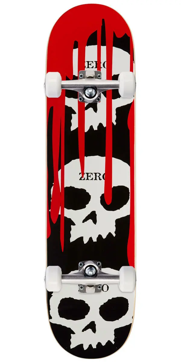 Zero 3 Skull Blood Skateboard Complete - 7.75" 1