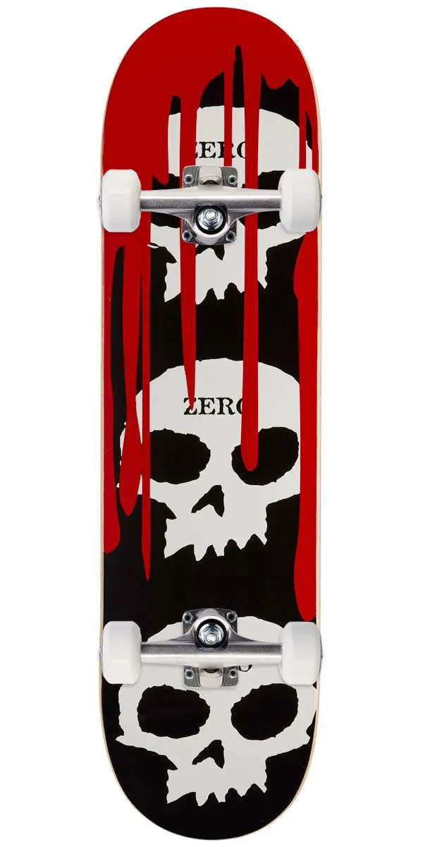 Zero 3 Skull Blood Skateboard Complete - 8.25" 1