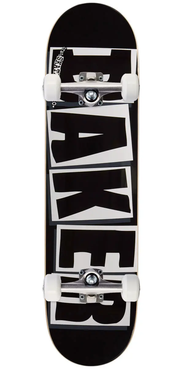 Baker Brand Logo Skateboard Complete - Black/White - 8.00" 1