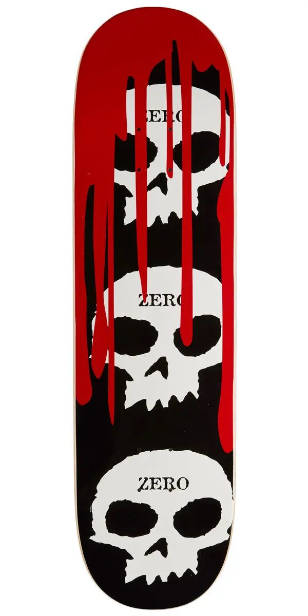 Zero 3 Skull Blood Skateboard Deck - 8.50" 1