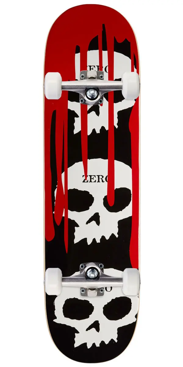 Zero 3 Skull Blood Skateboard Complete - 8.50" 1