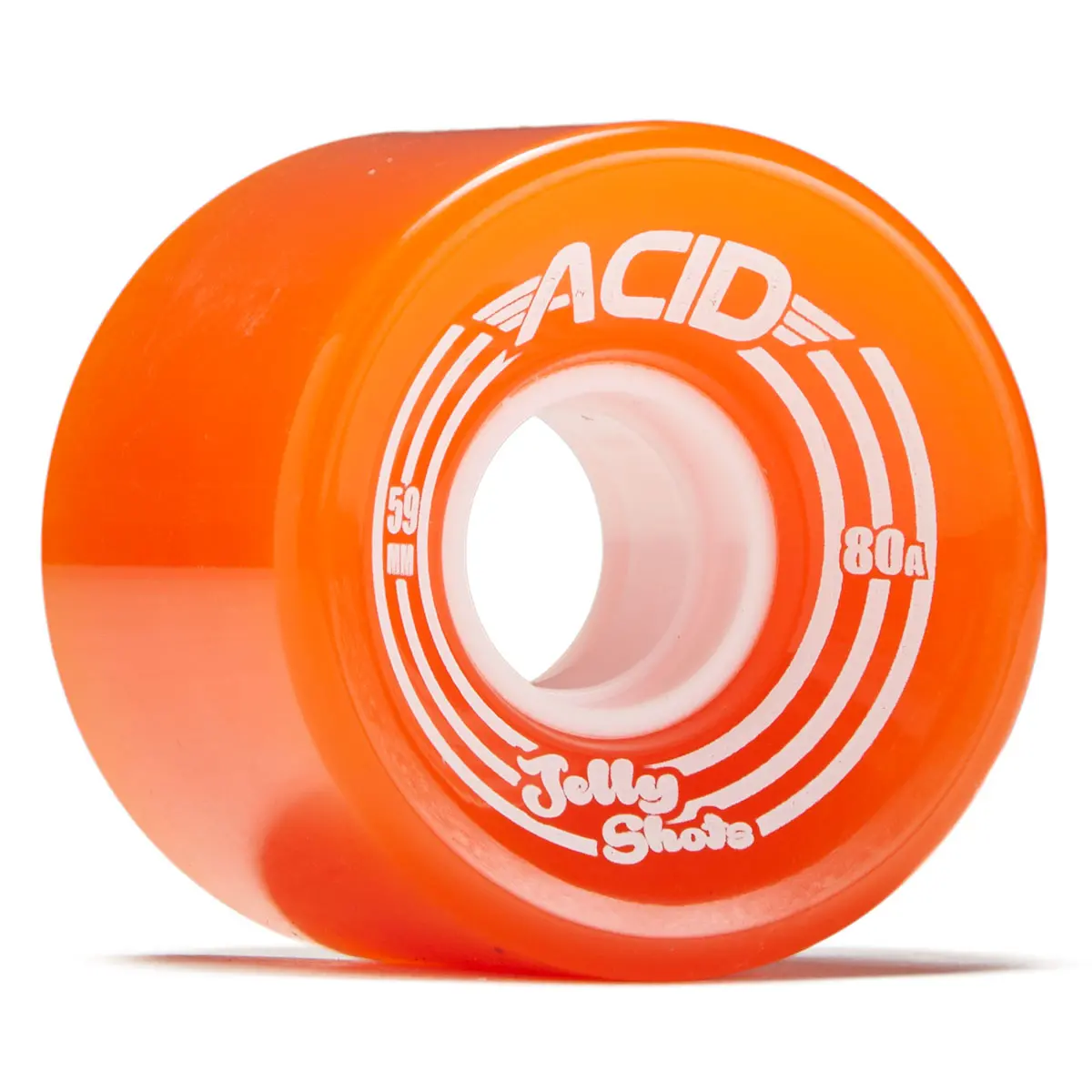 Acid Jelly Shots 80A Skateboard Wheels - Orange - 59Mm 1